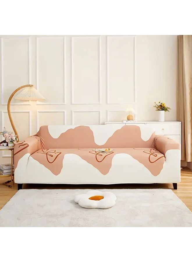 Milan Stripes 2 Seater Sofa Slipcover Anti Slip Dustproof Furniture Protector Machine Washable - Image 2